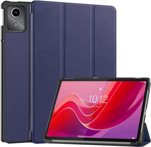 ProElite Cover for Lenovo Tab M11 11" Case Cover, Trifold Flip Case Cover for Lenovo Tab M11 11 inch with Auto Sleep Wake Function, Dark Blue