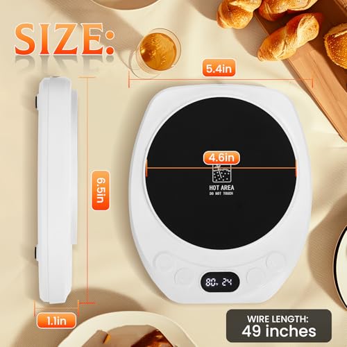 Sourdough Starter Warmer Mat with Glass Dome Precise 1°F Thermostat Control by Yendse - Image 3