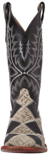 Ferrini Men's Patchwork, Black/Grey, 9.5 D Us #TOP1
