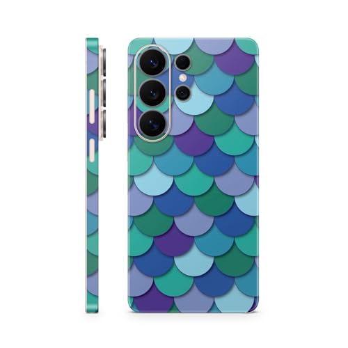 Phone Skin Compatible with Samsung Galaxy S26 Ultra - Blue Scales - Premium 3M Vinyl Protective Wrap Decal Cover - Easy to Apply | Crafted in the USA by MightySkins
