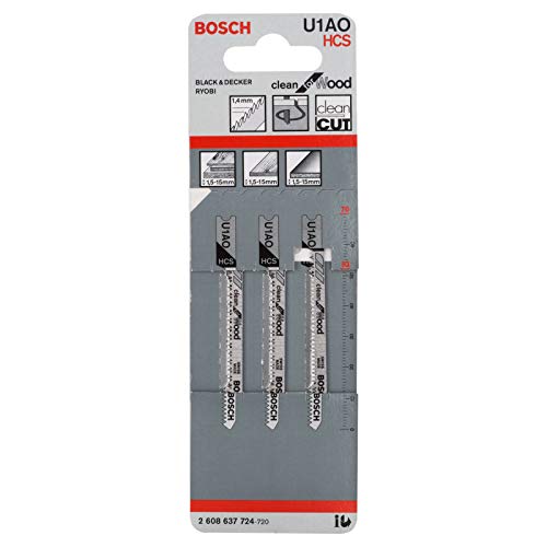 Lame de scie sauteuse U 1 AO Clean for Wood 3pc - vue 3