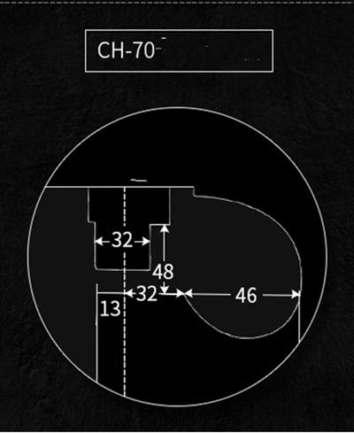 Miniatura 2 de BAOSHISHAN La máquina hidráulica del sacador del agujero CH-70 puede perforar el grueso de 39.4 ft m para la hoja de acero del ángulo de la hoja de