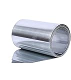 1pc Zinc Foil Sheet - 12cm Wide Pure Zinc Metal Plate for Industrial Use(0.03mm)