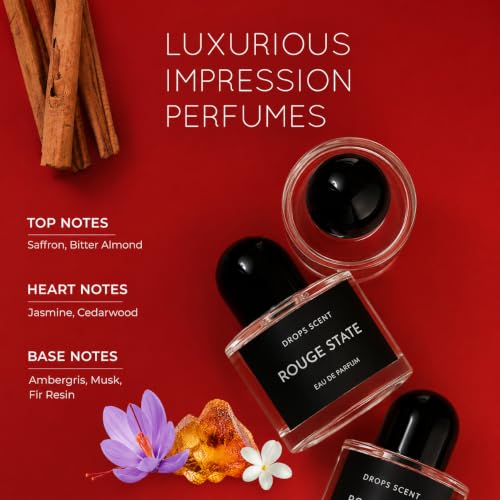 Image of Rouge State Premium Perfume For Men, 50 Ml Long-Lasting Eau De Parfum Luxury Woody Aromatic Fragrance Premium Scent For Modern Lifestyle Ideal Gift For Him