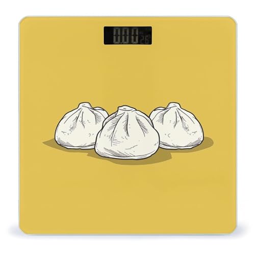 Báscula digital de vidrio templado Three Buns Pattern miniatura 1