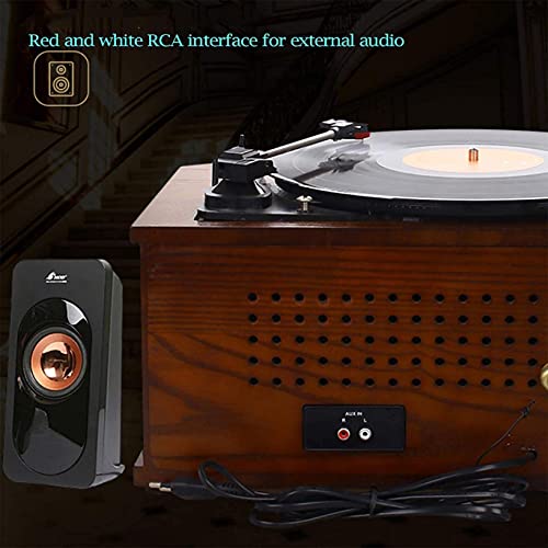 TAISK IW.HLMF Tourne-Disque rétro Portable à entraînement par Courroie, Conception rétro Gramophone, enregistreur de… - Les Beatles, Paul McCartney, John Lennon, RIngo Starr, George Harrison TAISK IW.HLMF Tourne-Disque rétro Portable à entraînement par Courroie, Conception rétro Gramophone, enregistreur de… – Image 4