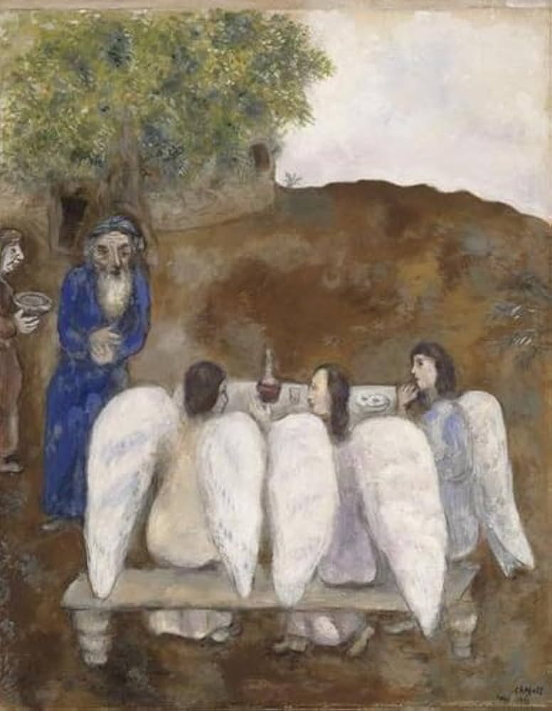 Marc Chagall マルクシャガール 裁きの天使 リトグラフ Marc Chagall
