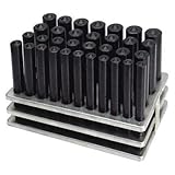 Transfer Punch Set, 1/2 to 1 In, 33 Pc