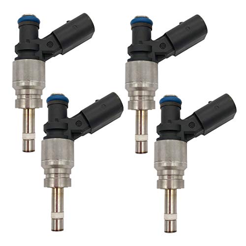 GERMBAN 0261500020 4pcs Set Fuel Injectors Fits for Audi A3 A4 TT VW Passat Jetta GTI EOS 2.0L L4 06F906036A