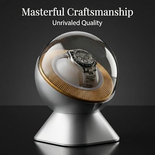 VelutsTech Single Watch Winder Box - Ultra Quiet Automatic Watch Winder with LED Light & Adjustable Pillow, Auto-On When Opened, Compatible with Rolex & All Automatic Watches by VelutsTech - Image 4