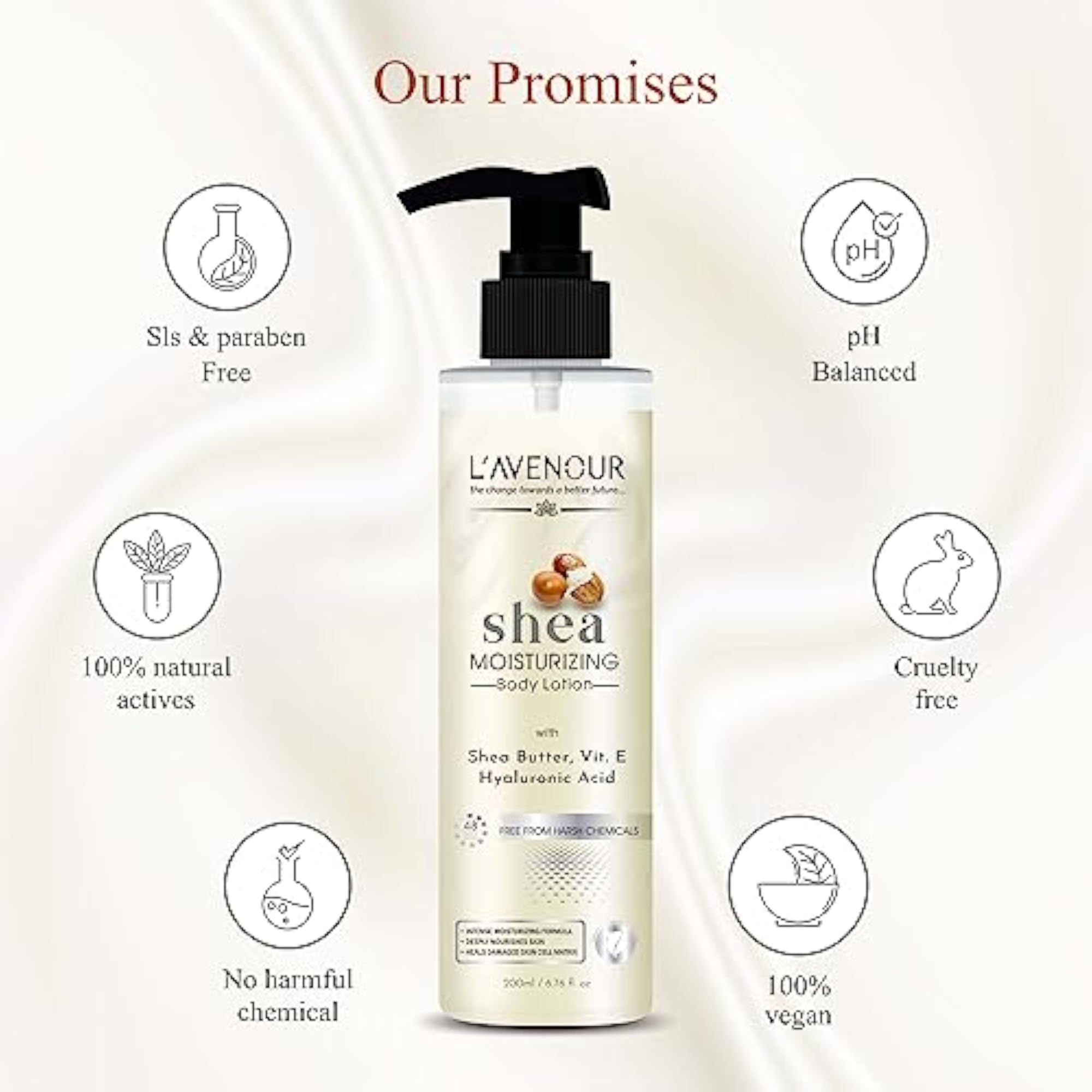 L'avenour Shea Moisturizing Body Lotion, 200ml