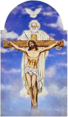 Gerffert Decorative Inspirational Arched Plaque, Medium, Trinity God The Father