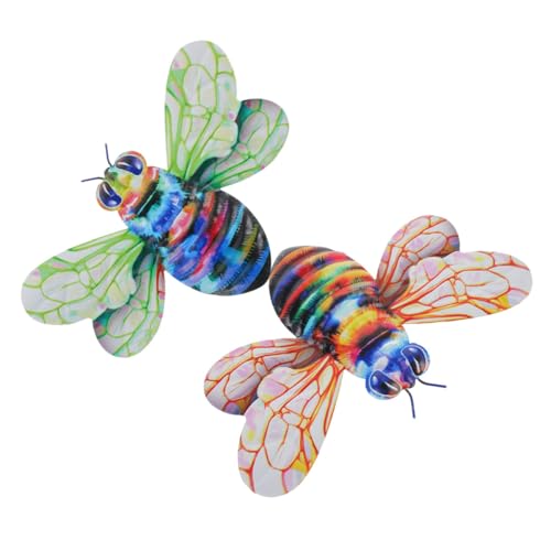 Colgantes de abeja elegantes en hierro forjado con acabados realistas
