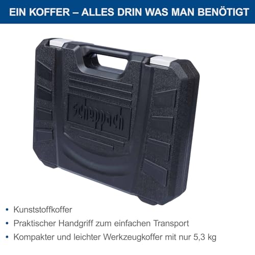 40-teiliges Bit-Set im Scheppach WZK120 Werkzeugkoffer - Detailansicht von Scheppach WZK120 97-tlg Werkzeugkoffer Deal –...