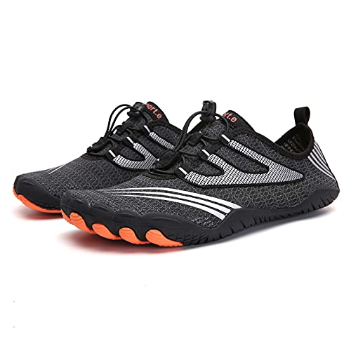 Padgene Zapatillas de Buceo Acuáticas Zapatos de Agua Descalzos Playa Natación Surf Yoga Deporte Verano Transpirable Antideslizante Secado Rápido para Adulto Unisex Hombre Mujer
