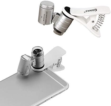 High Accuracy Diamond Tester and 60X Clip-On Microscope Magnifier Professional Jeweler for Novice and Expert - Diamond Selector II 9V Battery Included