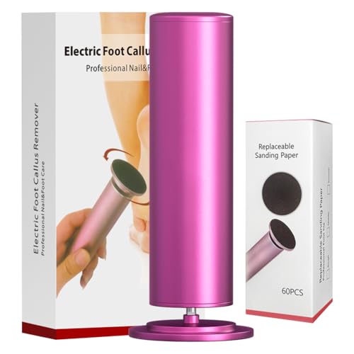 Electric Foot File with Adjustable Speed and 60 Discs