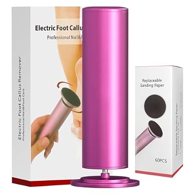 FSA&HSA Electric Foot File - High Torque,Callus Remover for Feet,Adjustable Speed Foot File with 60 Pcs Sandpaper Discs,Professional Pedicure Tool for Dead Skin and Calluses