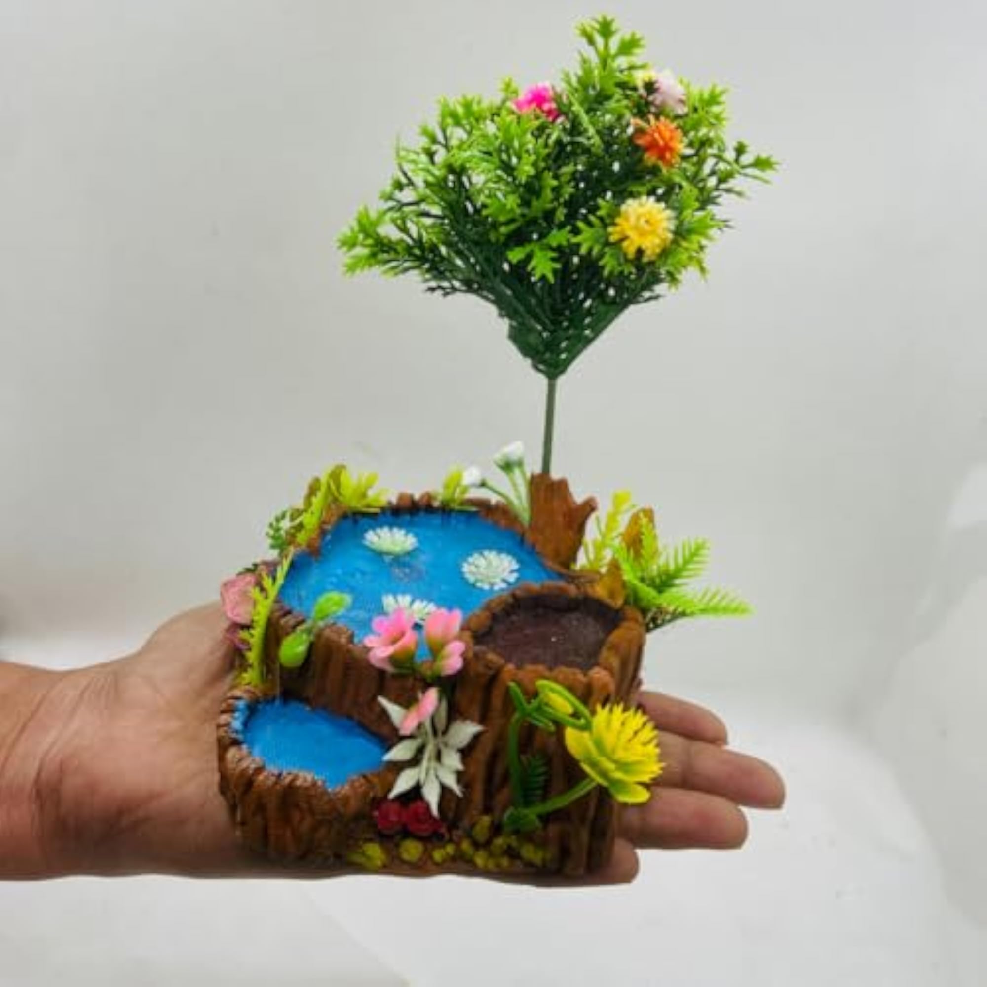 Miniature Pond/Tiny Tortoise Decorative Showpiece