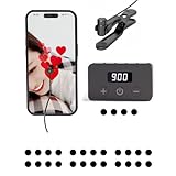 [DoubleQ] G20 充電式 自動タップ機 スマホ/TikTok対応 無音設計 130段階周波数調整 バッテリー内蔵 オートクリッカー（ランダム周波数モード搭載/各種タッチパネル対応）ナノ粘着シート24枚付き (（ヘド＋クリップ）x 1付き)