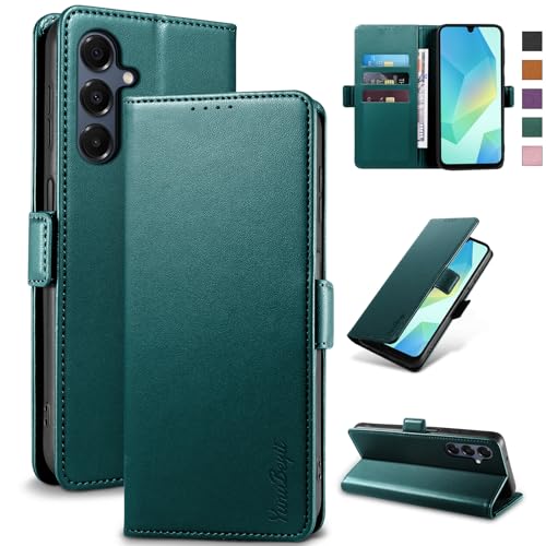 Yunubeyii Wallet Flip Case for Samsung Galaxy A16 5G,Green