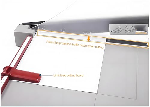 Taglierina per carta con taglierina a ghigliottina per tagli puliti e precisi su foto, cartone e documenti, perfetto per piani di lavoro di casa e ufficio