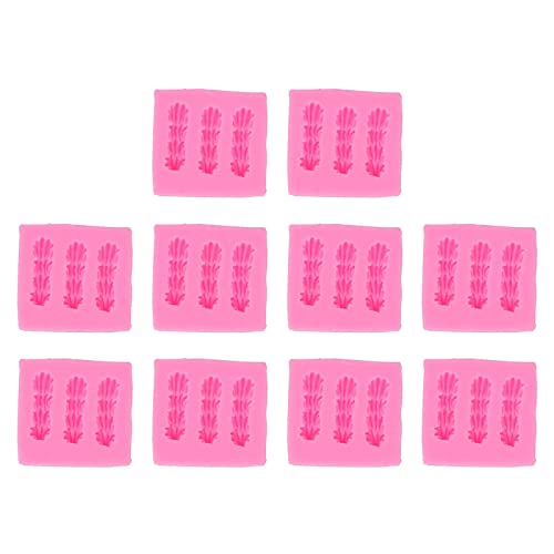 Molde de chocolate, seguro, multiuso, fácil de liberar, faça você mesmo, 10 peças, molde de coziment