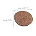 POPETPOP 8pcs Natural Brown Pet Pad Coconut Bird Nest Mats for Pigeon Bird Eggs Design Comfortable Warm Bedding for Pet Nests