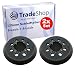 Produktbild 2x Trade-Shop 8-Loch + 4-Loch Klett Schleifteller Stützteller Haftteller Ø125mm kompatibel mit Dewalt DWE 6421 DWE 6421K DWE 6423 DCW210B