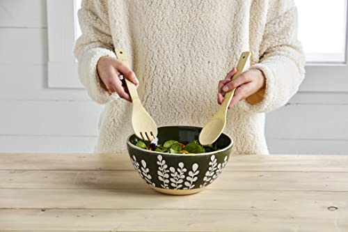 Mud Pie Pinehill Serving Bowl Set, Green #TOP1