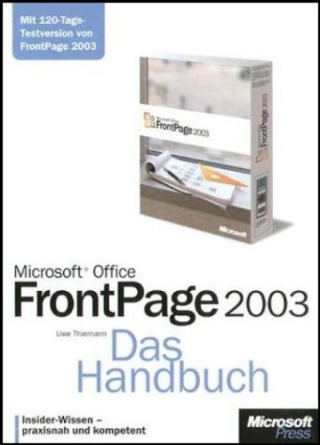  Microsoft Office FrontPage 2003, Das Handbuch, m. 2 CD-ROMs