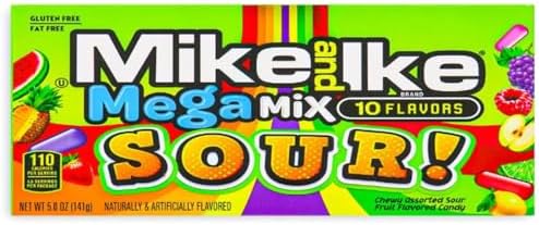 Mike & Ike, Mega Mix Sour, 5 Ounce