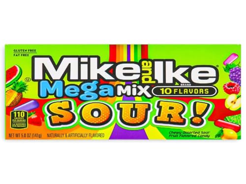 Mike & Ike, Mega Mix Sour, 5 Ounce