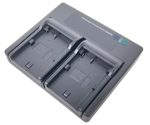 Image of USB Dual Battery Charger for Canon BP-508 BP-511 511A BP-512 BP-514 BP-522 BP-535 EOS 10D 20D 30D FV200 FV300 MV700 MV750I