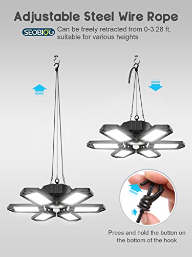 Seobiog PLLGL0001 2 Pack Plug In Garage Light thumb #5