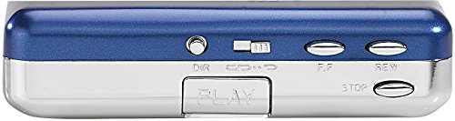 Auvisio Lettore di Cassette USB Portatile Blue