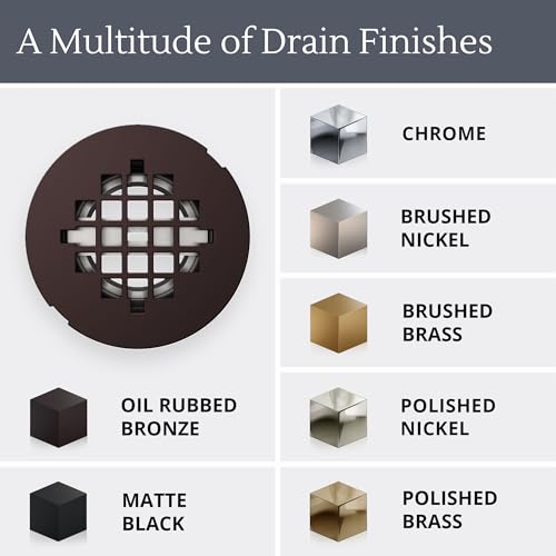 DreamLine Slimline 2 inch Round Shower Drain, Oil Rubbed Bronze by DreamLine - Image 3