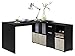 Produktbild möbelando Eckschreibtisch Computertisch Bürotisch Arbeitstisch Laptoptisch Beppo Schwarz
