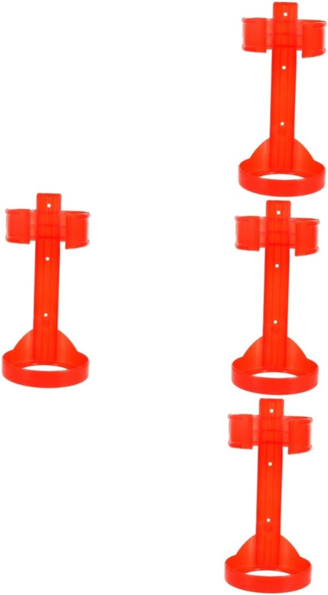 DOITOOL 4pcs Emergency Mount Wall Mount Bracket for Car Truck Quick Access Easy Install Plastic