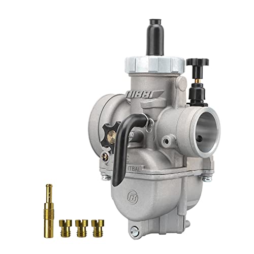 NIBBI PE26mm Carburetor 150cc-200cc Motorcycle Carburetor Fit Motorcycle Engine for Apollo Go Kart Dirt Bike Pit Bike Mini Bike TAOTAO TTR SSR KYMCO with Carb Jets
