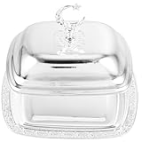 Milisten Eiserne Butterdose mit Deckel Küchenbutterhalter im Europäischen...