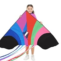 Algopix Similar Product 2 - Stoies Giant Rainbow Delta Kite for