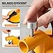 Floor Gap Fixer Tool, Adjustable Height Setter & Countertop Leveling Tool, Heavy-Duty Vacuum Suction Cups for Flooring Gap Fix, Stone Slab Alignment, Repair & Seam Leveling (Yellow, 1PC)