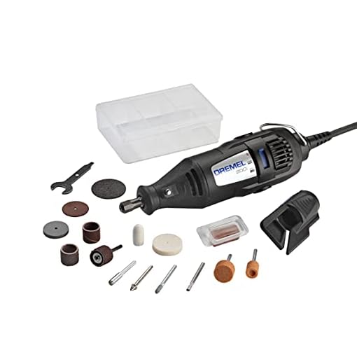 Dremel 200-1/15 Two-Speed Rotary Tool Kit with 1 Attachment 15 Accessories - Hobby Drill, Woodworking Carving Tool, Glass Etcher, Small Pen Sander, Garden Tool Sharpener, Craft and Jewelry Drill