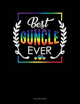 Paperback Best Guncle Ever: 4 Column Ledger Book