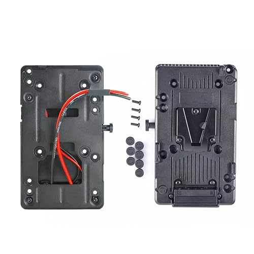LSYRIA V Mount to Gold Mount Battery Adapter Plate Converter DIY, Compatible with Steadicam, Camera Kits, SLR Kits, Broadcast Cameras, LED Video Lights, Monitors, Image Transmission by LSYRIA - Used condition - US$16.12
