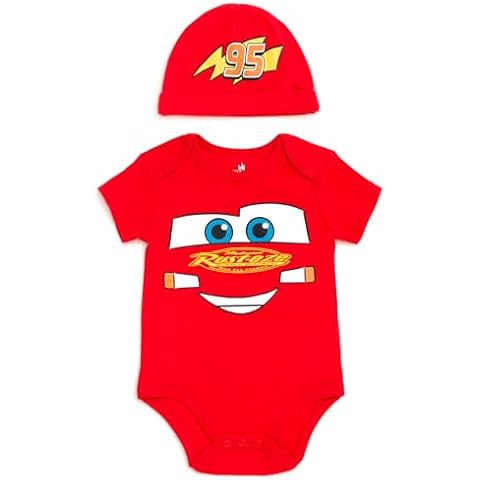Disney Lightning McQueen Baby Bodysuit Set Cover