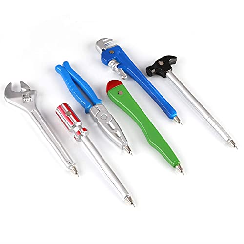 Zhi Jin 6Pcs Novelty Tool Pens Set Writing Ink Ballpoint Pen School Office Student Supplies Gift Kid Toy #TOP4