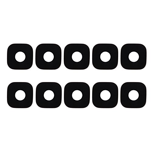 Eryanone Camera 10 PCS for Galaxy J7 Prime / G610 Back Camera Lens(Black) Phone Accessories (Color : Black)