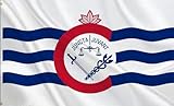 HVATLTL Cincinnati City Flag 5x8FT,Heavy Duty 100D Polyester Flag, Vivid Colors,City of Cincinnati Flags Banners with 2 Brass Grommets for Indoor Outdoor.